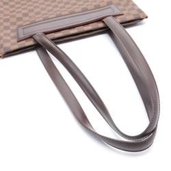 Louis Vuitton Clifton Damier Ebene Tote Bag, Coated Canvas, Leather, Women's, Brown, N51149