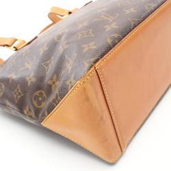 Louis Vuitton LOUIS VUITTON Cabas Piano Monogram Shoulder Bag Coated Canvas Leather Women's Brown M51148