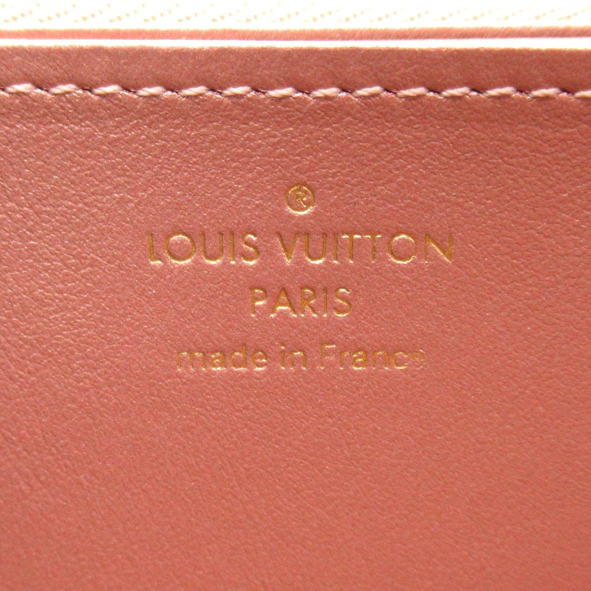 Louis Vuitton LOUIS VUITTON Zippy Wallet Round Long LV Circle Women's Rose Gold M81708