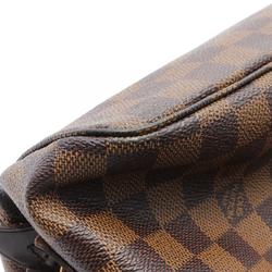 Louis Vuitton LOUIS VUITTON Cabas Rivington Damier Ebene Shoulder Bag Coated Canvas Leather Women's Brown N41108