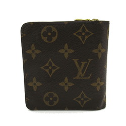 Louis Vuitton LOUIS VUITTON Compact Zip Bi-fold Wallet Coated Canvas Monogram Men's Women's Brown M61667