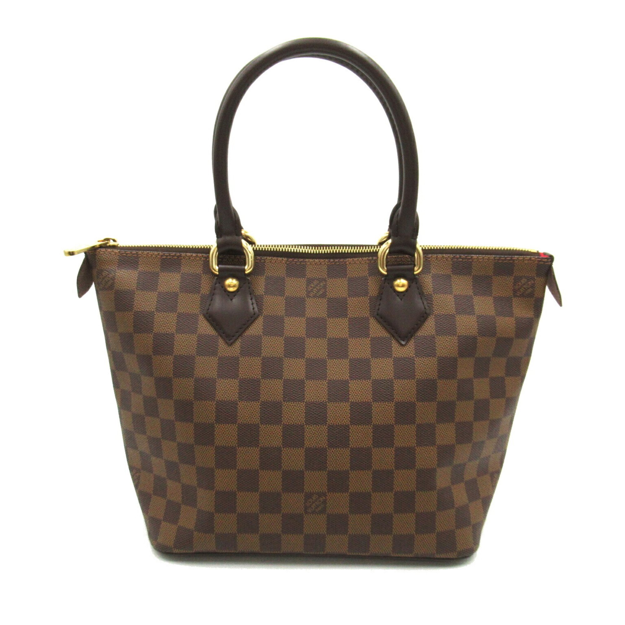 LOUIS VUITTON Saleya Handbag, Bag, Coated Canvas, Damier, Women's, Brown, N51183