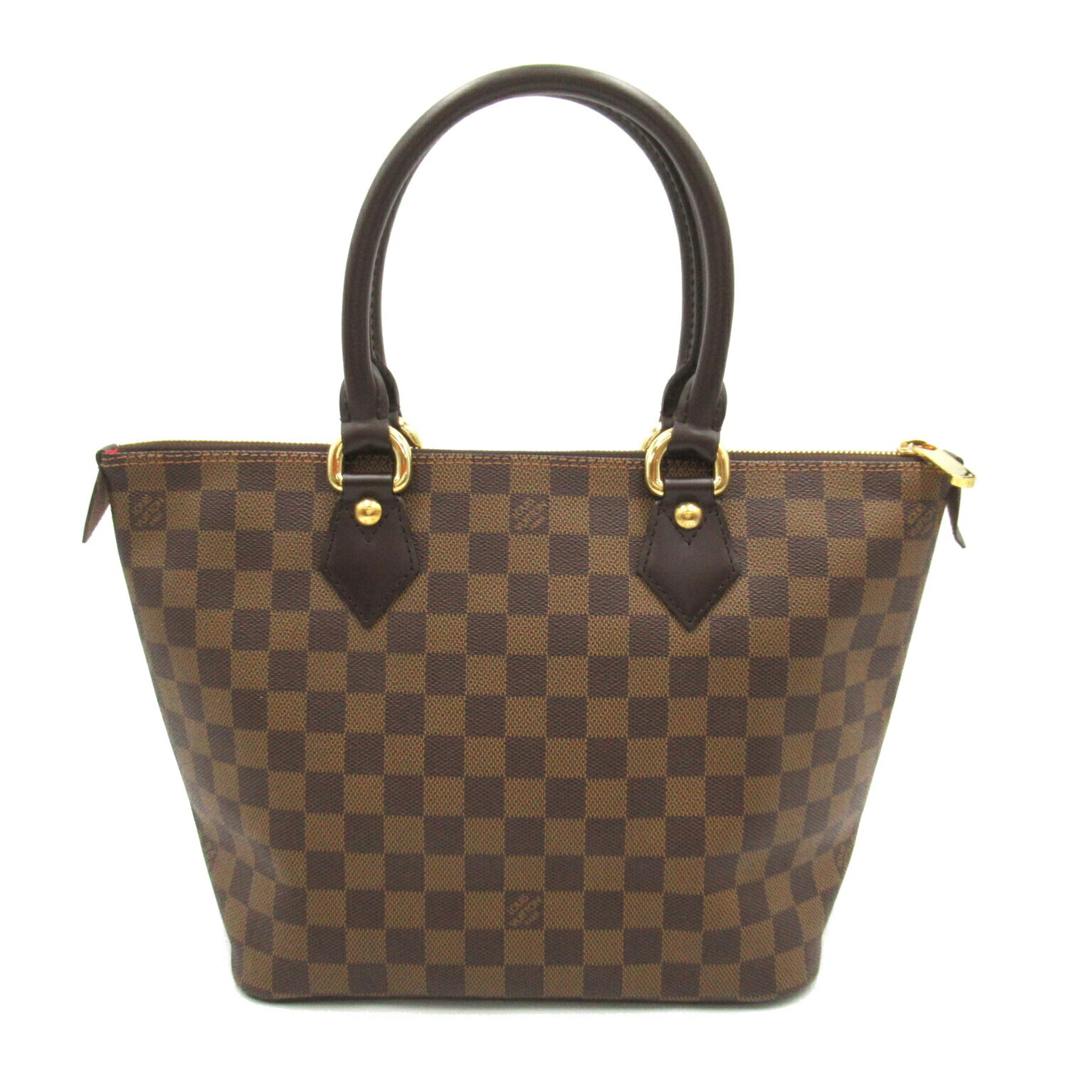 LOUIS VUITTON Saleya Handbag, Bag, Coated Canvas, Damier, Women's, Brown, N51183