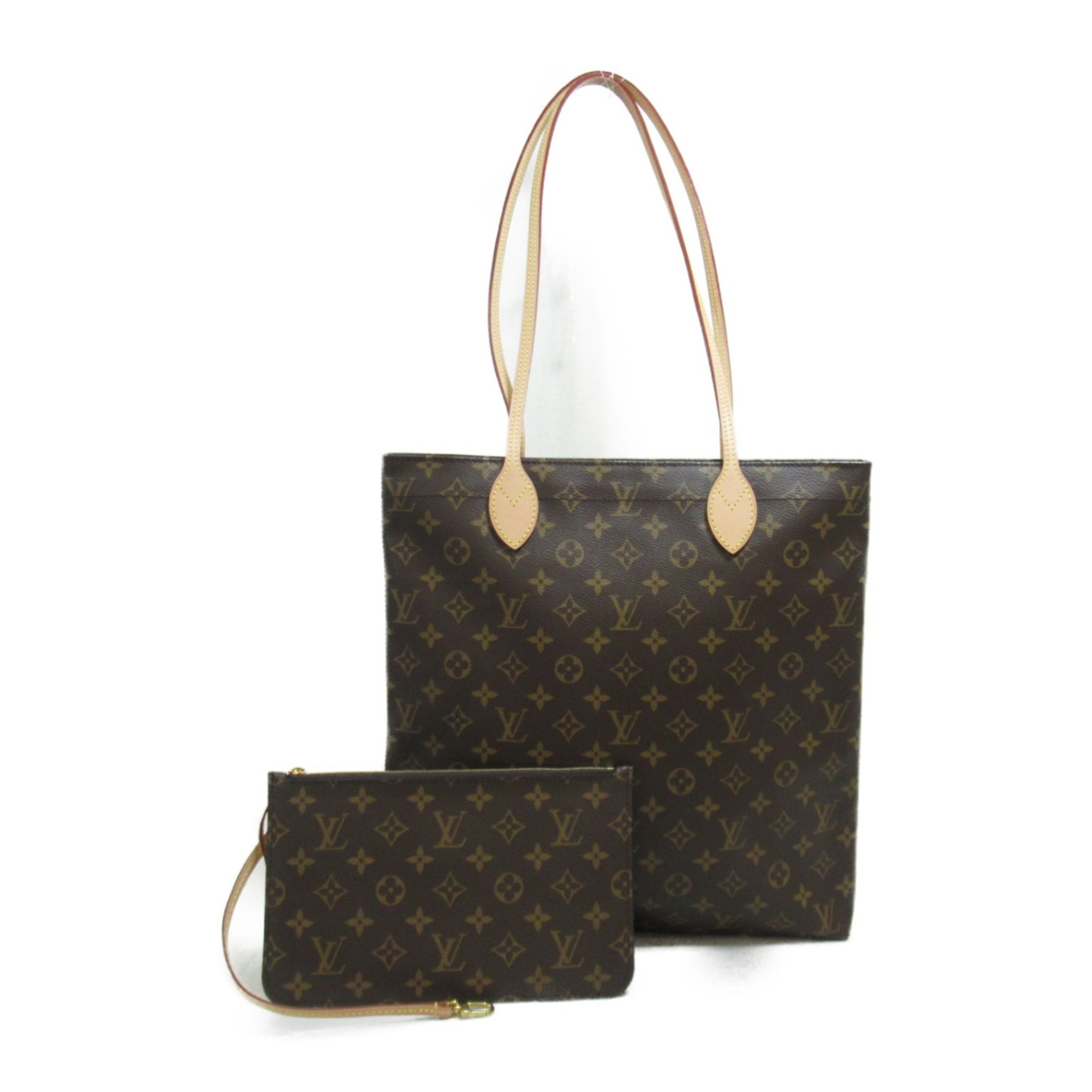 Louis Vuitton LOUIS VUITTON Carry It Bag Coated Canvas Monogram Women's Brown M45199