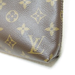 Louis Vuitton LOUIS VUITTON Carry It Bag Coated Canvas Monogram Women's Brown M45199