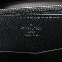 Louis Vuitton Zippy XL Round Long Wallet Coated Canvas Monogram Eclipse Men's Women's Gray M61698