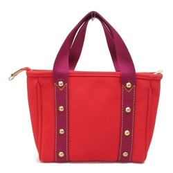 Louis Vuitton LOUIS VUITTON Cabas PM Bag Canvas Antigua Women's Red M40037