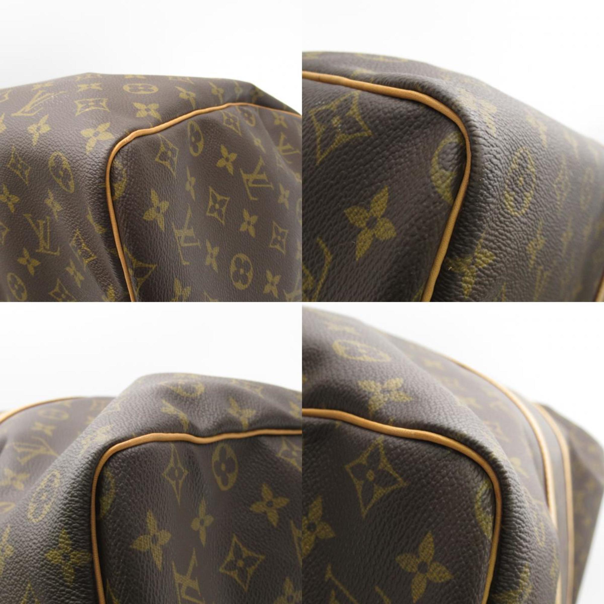 Louis Vuitton LOUIS VUITTON Keepall 60 Boston Bag Coated Canvas Monogram Men's Women's Brown M41422