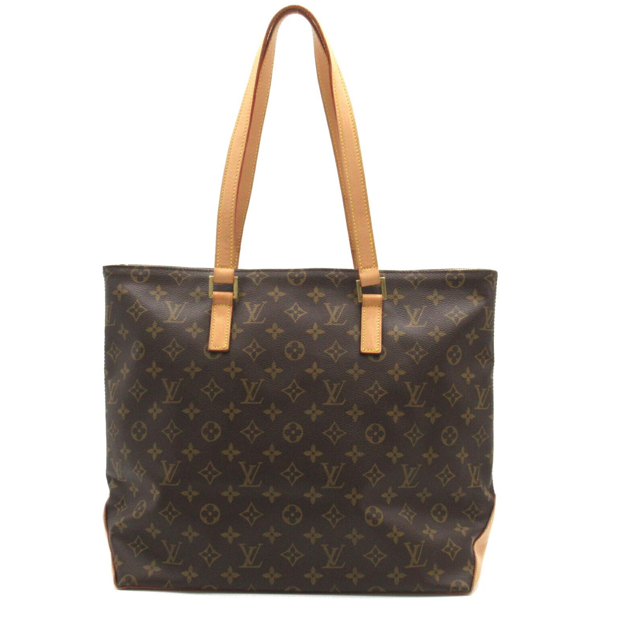 Louis Vuitton LOUIS VUITTON Cabas Maison Monogram Tote Bag Coated Canvas Leather Women's Brown M51151