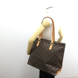 Louis Vuitton LOUIS VUITTON Cabas Maison Monogram Tote Bag Coated Canvas Leather Women's Brown M51151