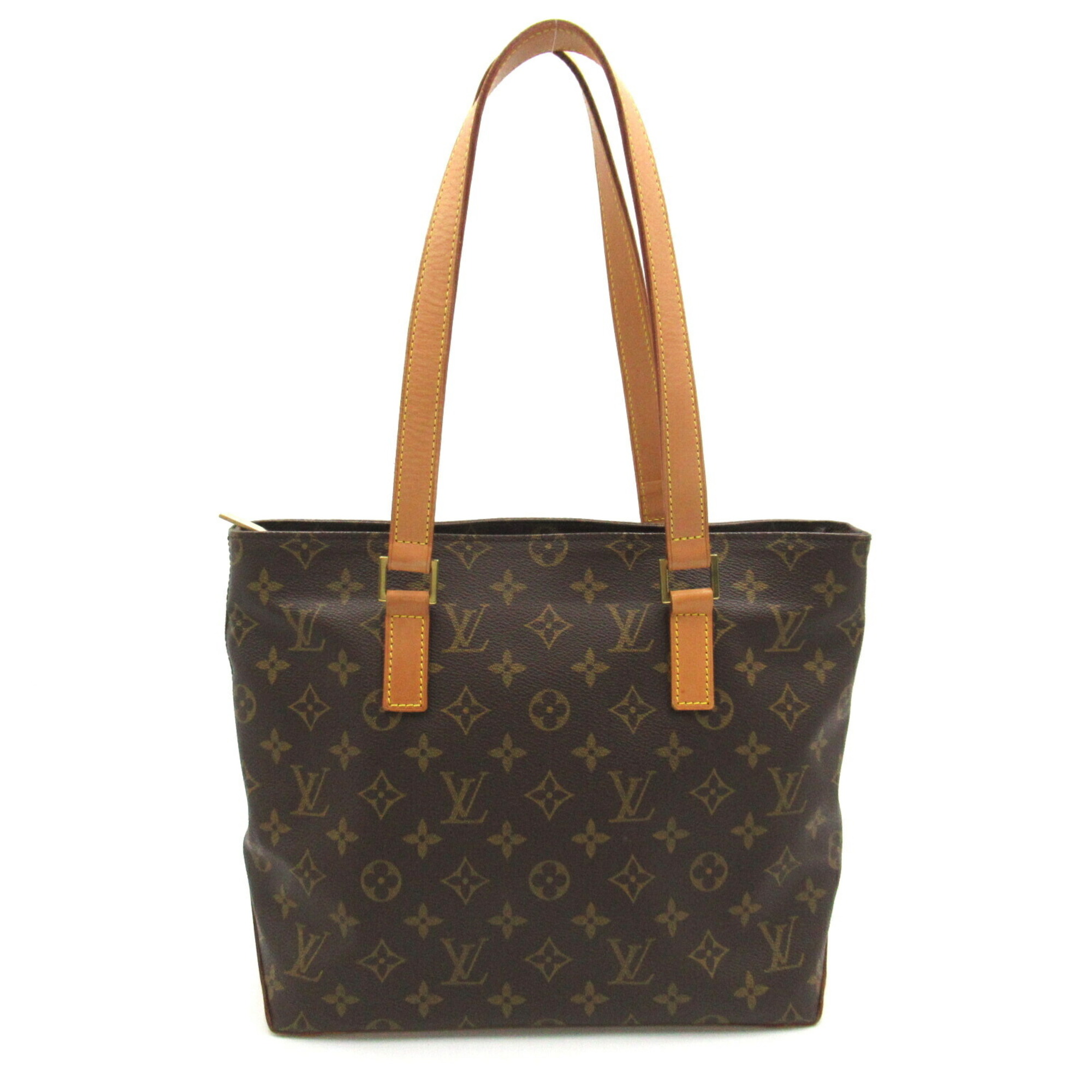 Louis Vuitton LOUIS VUITTON Cabas Piano Bag, Coated Canvas, Monogram, Women's, Brown, M51148