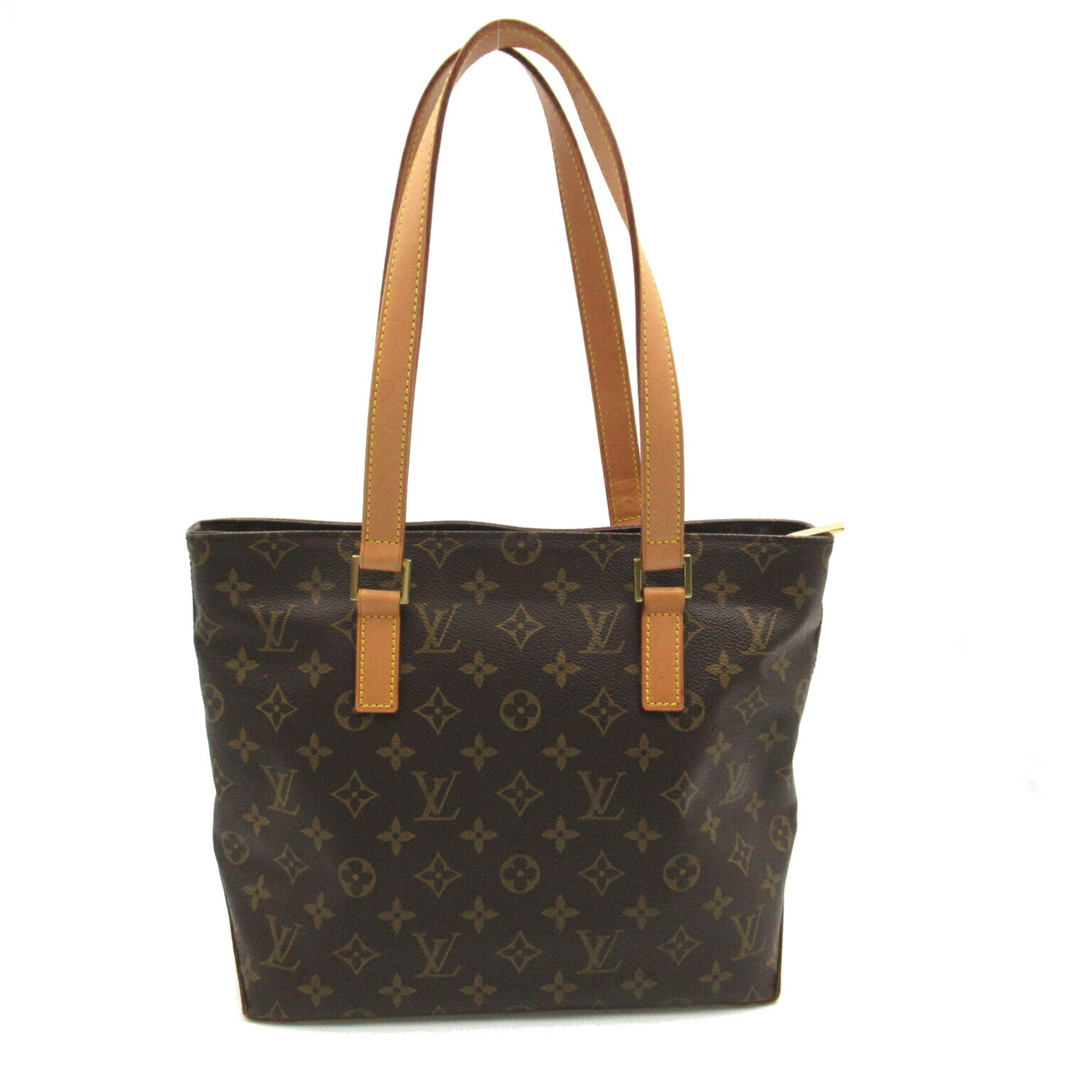 Louis Vuitton LOUIS VUITTON Cabas Piano Bag, Coated Canvas, Monogram, Women's, Brown, M51148