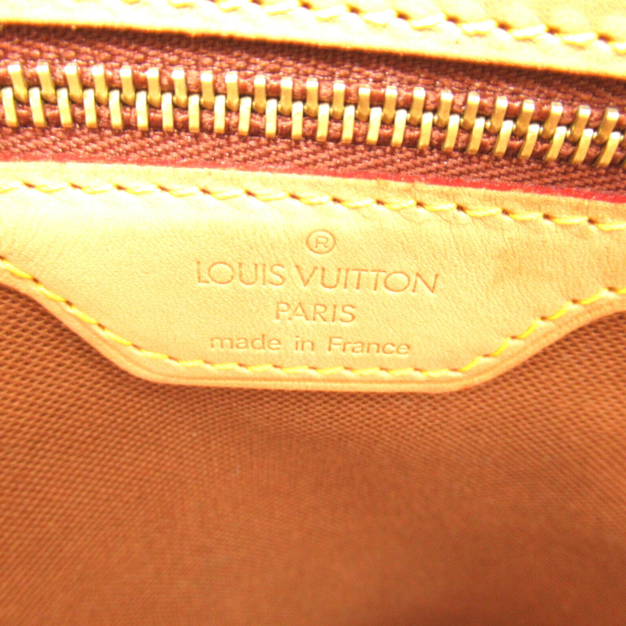 Louis Vuitton LOUIS VUITTON Cabas Piano Bag, Coated Canvas, Monogram, Women's, Brown, M51148