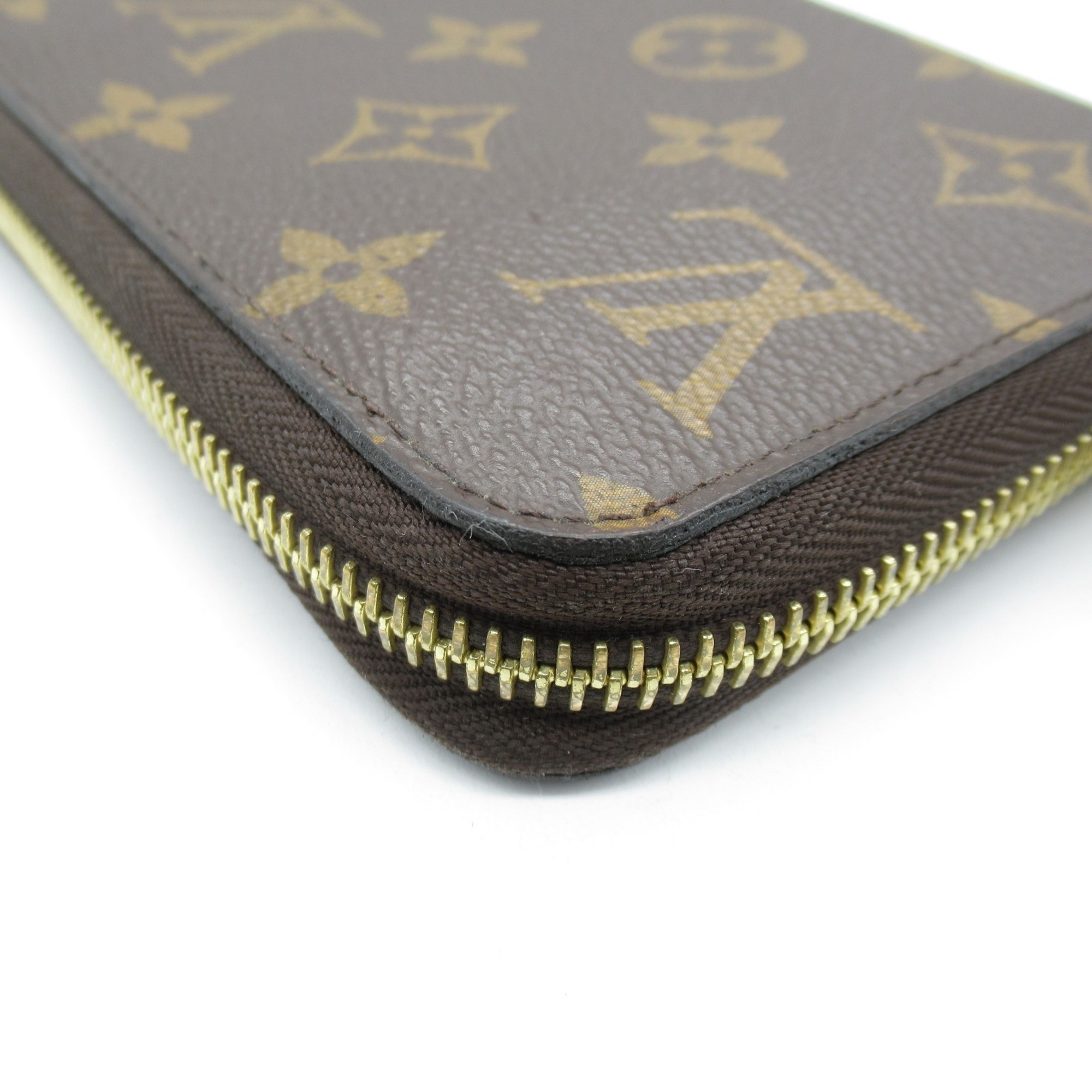 Louis Vuitton LOUIS VUITTON Zippy Wallet Round Long Coated Canvas Monogram Men's Women's Brown M42616