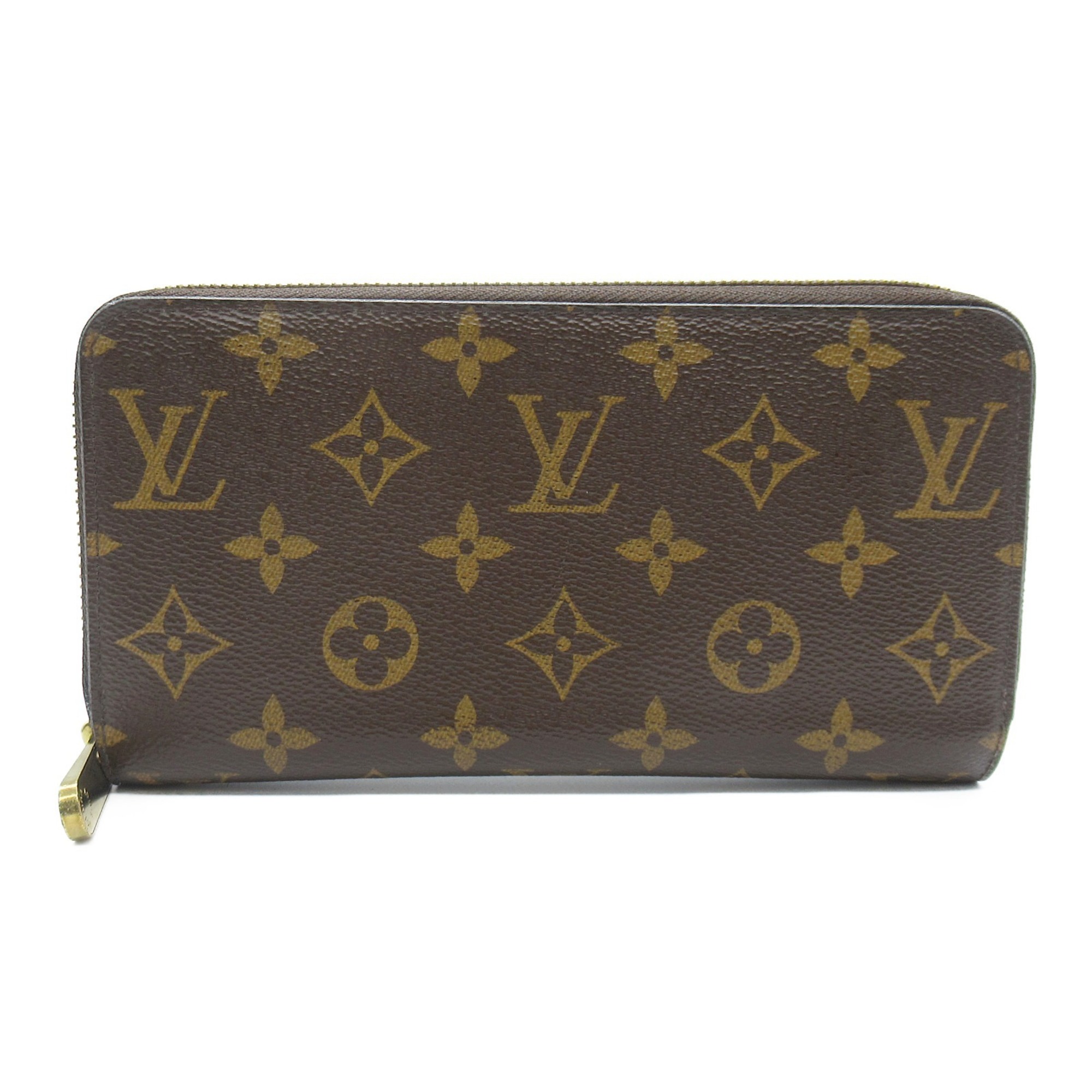 Louis Vuitton LOUIS VUITTON Zippy Wallet Round Long Coated Canvas Monogram Men's Women's Brown M42616