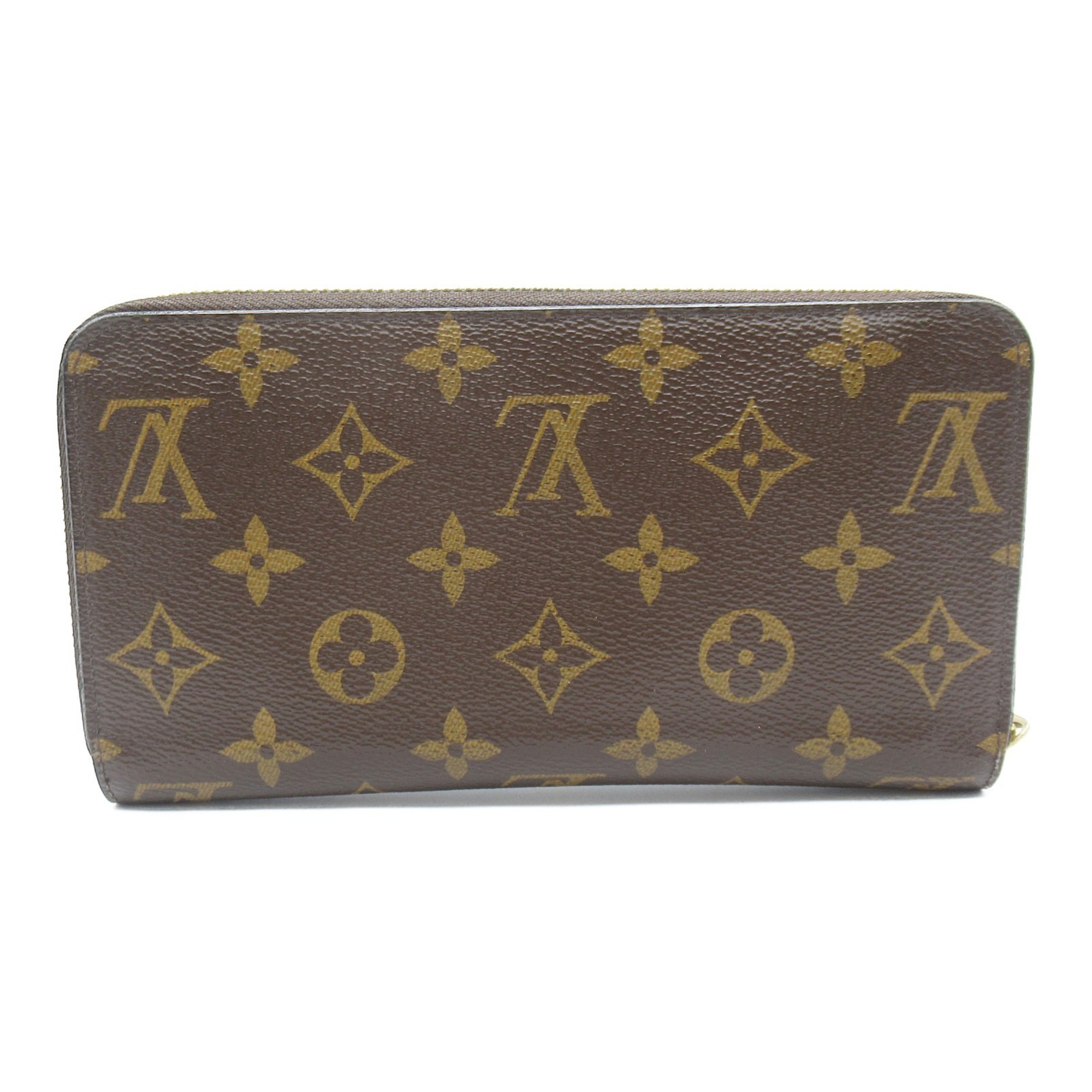 Louis Vuitton LOUIS VUITTON Zippy Wallet Round Long Coated Canvas Monogram Men's Women's Brown M42616