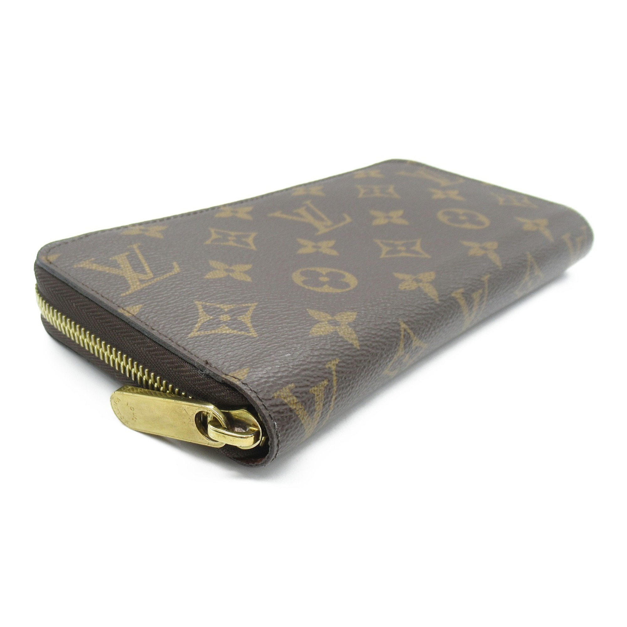 Louis Vuitton LOUIS VUITTON Zippy Wallet Round Long Coated Canvas Monogram Men's Women's Brown M42616