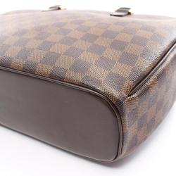 Louis Vuitton LOUIS VUITTON Saria Horizontal Damier Ebene Handbag Bag Coated Canvas Leather Women's Brown N51282