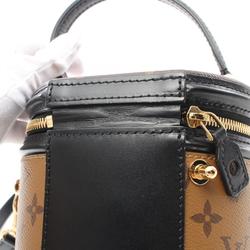 Louis Vuitton LOUIS VUITTON Cannes Monogram Reverse Handbag Bag Coated Canvas Leather Women's Brown Black M43986