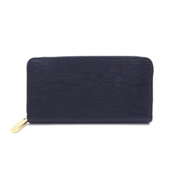 Louis Vuitton LOUIS VUITTON Zippy Wallet Round Long Leather Epi Men's Women's Navy M83482