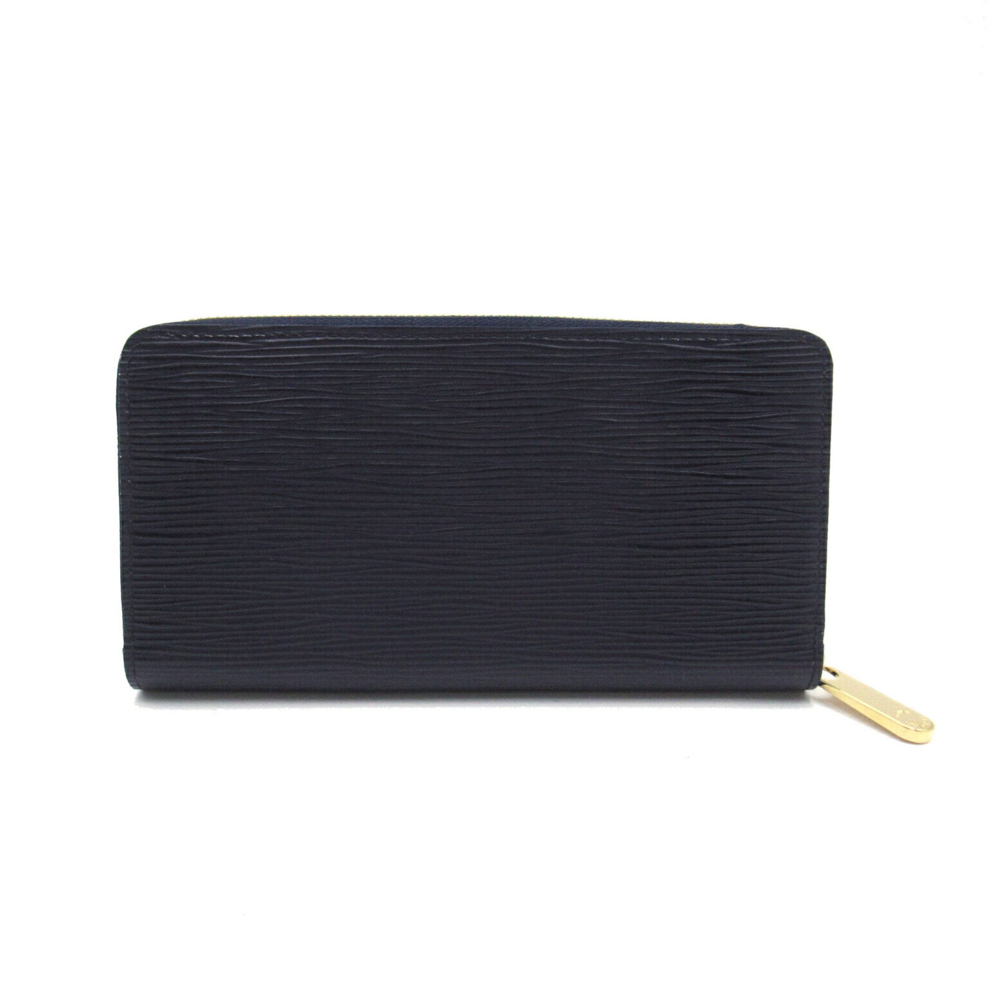 Louis Vuitton LOUIS VUITTON Zippy Wallet Round Long Leather Epi Men's Women's Navy M83482