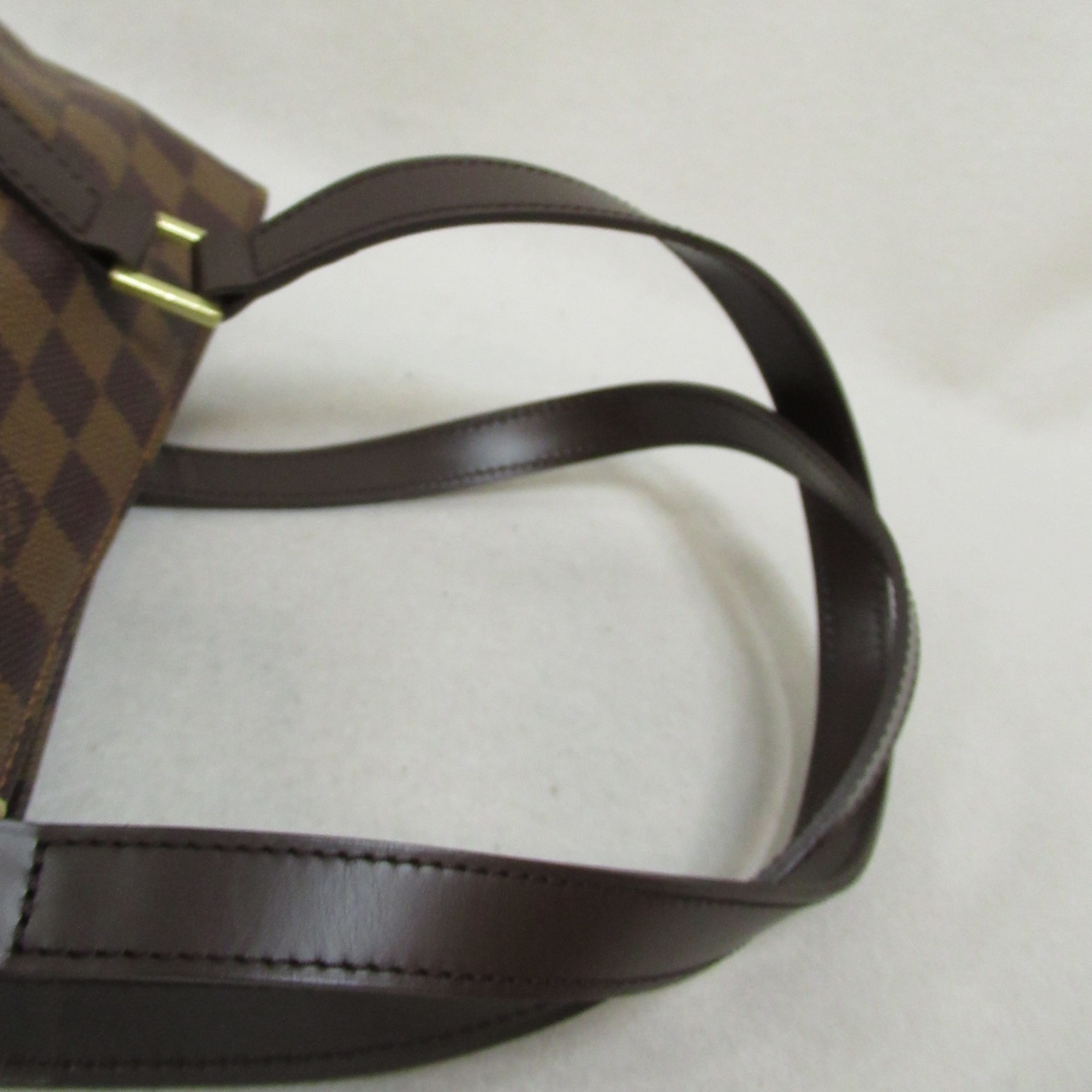 Louis Vuitton LOUIS VUITTON Cabas Piano Bag Coated Canvas Damier Women's Brown N51187