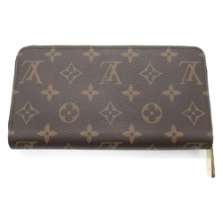 Louis Vuitton LOUIS VUITTON Zippy Wallet Round Long Coated Canvas Monogram Women's Brown M42616