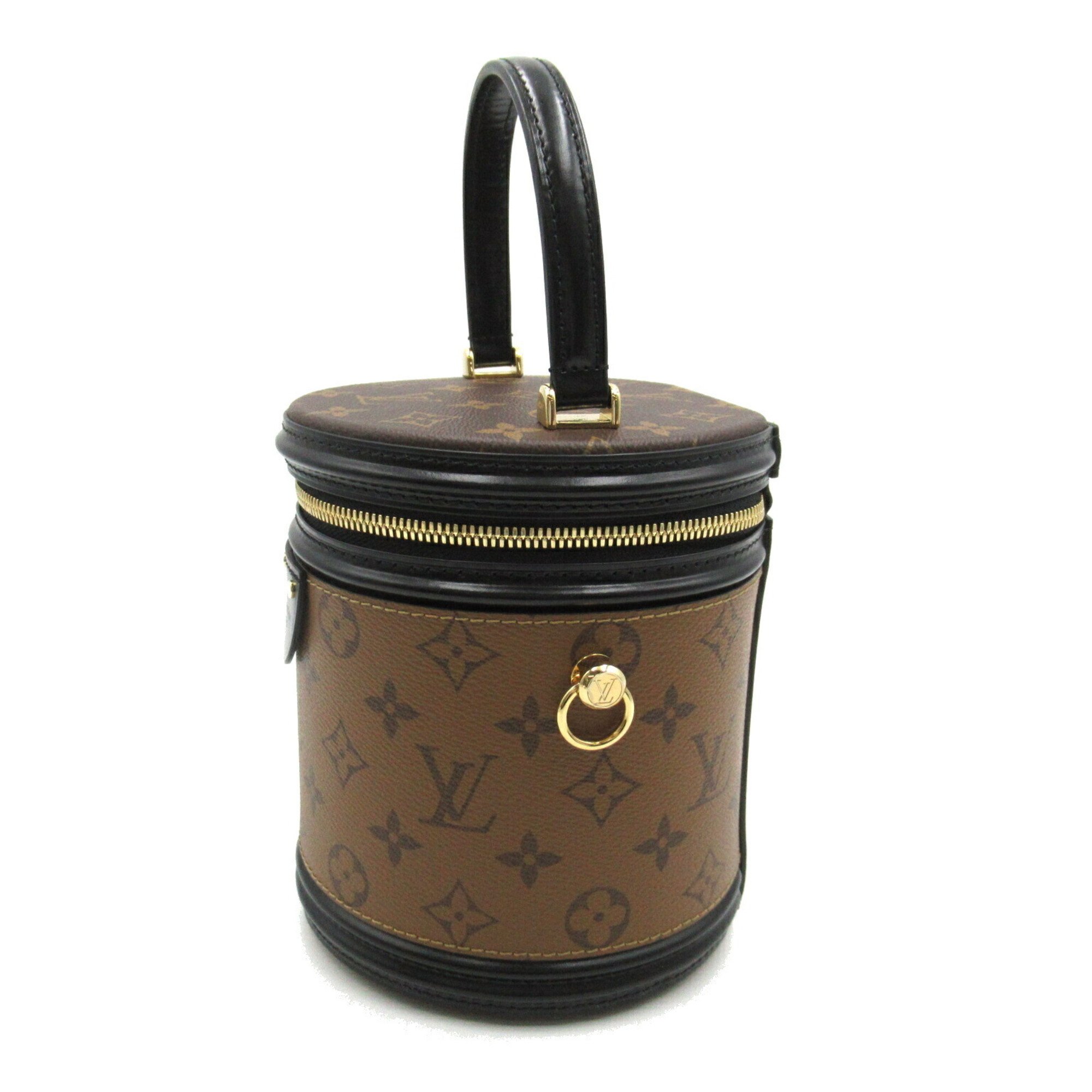 LOUIS VUITTON Cannes Handbag, Bag, Coated Canvas, Monogram Reverse, Women's, Brown, M43986