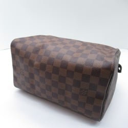 Louis Vuitton Speedy 25 Handbag Bag Coated Canvas Damier Women's Brown N41365