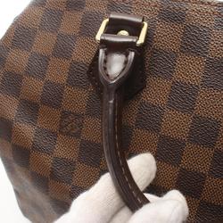 Louis Vuitton Speedy 30 Damier Ebene Handbag Bag Coated Canvas Leather Women's Brown N41531