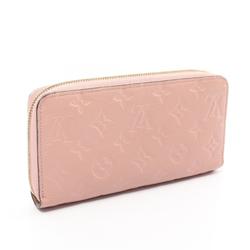 Louis Vuitton LOUIS VUITTON Zippy Wallet Monogram Empreinte Rose Poodle Round Long Leather Women's Pink M64090