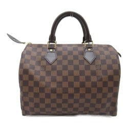 Louis Vuitton Speedy 30 Handbag Bag Coated Canvas Damier Women's Brown N41531