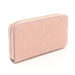 Louis Vuitton LOUIS VUITTON Zippy Wallet Round Long Leather Monogram Empreinte Women's Pink M64090