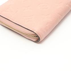 Louis Vuitton LOUIS VUITTON Zippy Wallet Round Long Leather Monogram Empreinte Women's Pink M64090