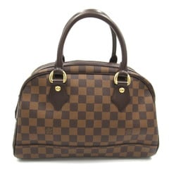 Louis Vuitton LOUIS VUITTON Duomo Handbag Bag Coated Canvas Damier Women's Brown N60008