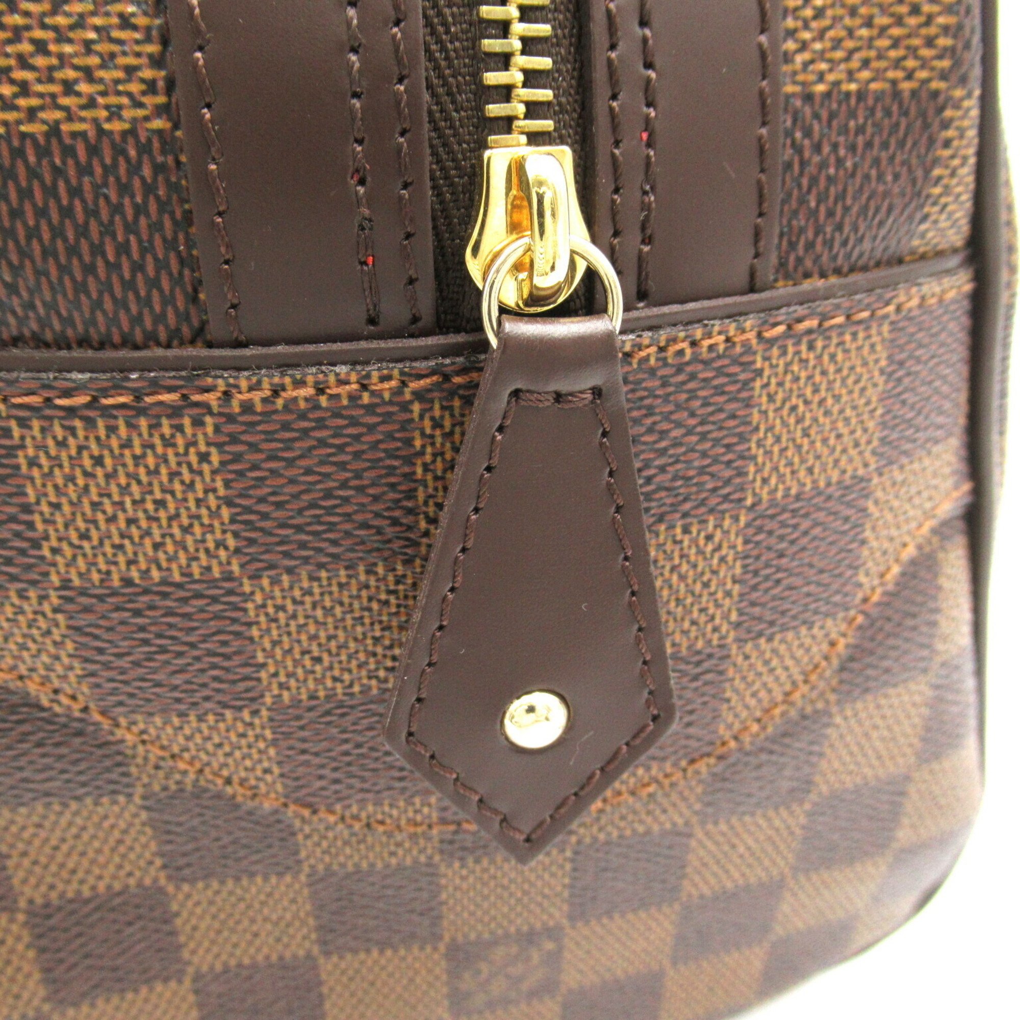 Louis Vuitton LOUIS VUITTON Duomo Handbag Bag Coated Canvas Damier Women's Brown N60008