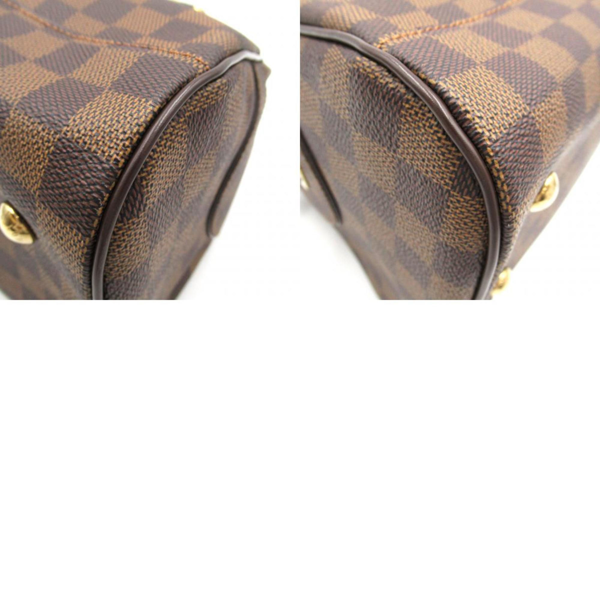 Louis Vuitton LOUIS VUITTON Duomo Handbag Bag Coated Canvas Damier Women's Brown N60008