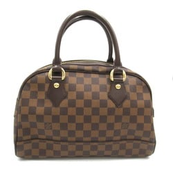 Louis Vuitton LOUIS VUITTON Duomo Handbag Bag Coated Canvas Damier Women's Brown N60008