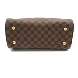 Louis Vuitton LOUIS VUITTON Duomo Handbag Bag Coated Canvas Damier Women's Brown N60008