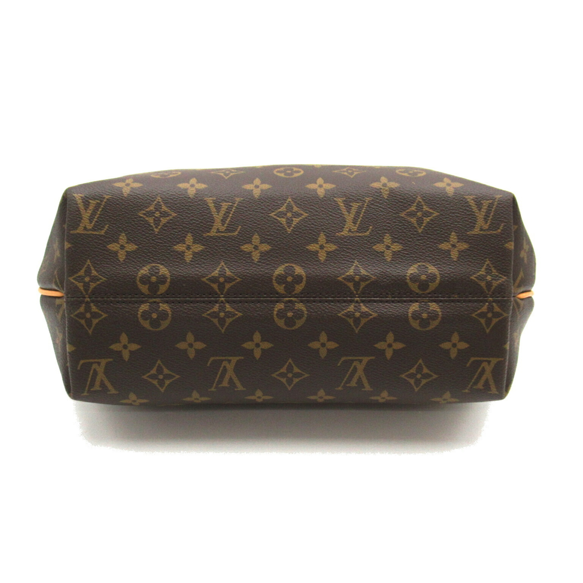 Louis Vuitton Turen MM Bag, Coated Canvas, Monogram, Women's, Brown, M48814