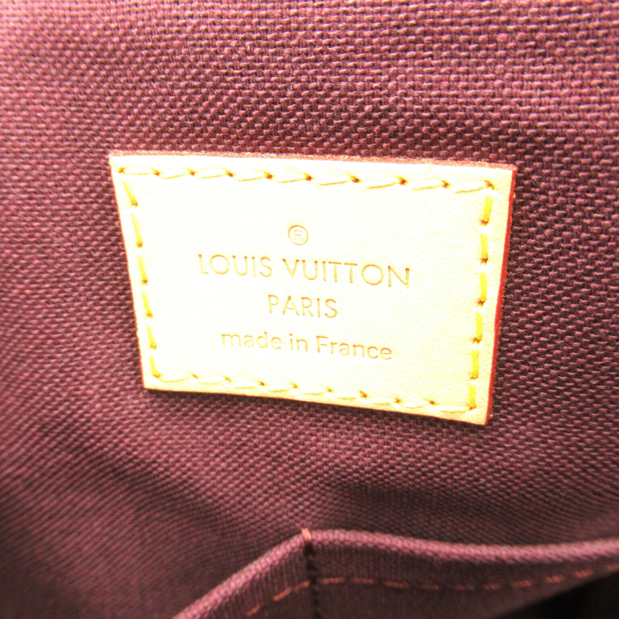 Louis Vuitton Turen MM Bag, Coated Canvas, Monogram, Women's, Brown, M48814