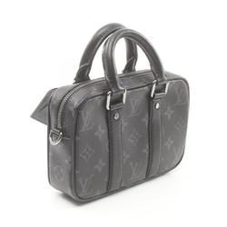 Louis Vuitton Nano PDV Monogram Eclipse Handbag Bag Coated Canvas Leather Men's Black M82770