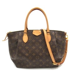 Louis Vuitton Turen MM Bag, Coated Canvas, Monogram, Women's, Brown, M48814