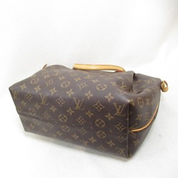 Louis Vuitton Turen MM Shoulder Bag, Coated Canvas, Monogram, Women's, Brown, M48814