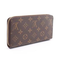 Louis Vuitton LOUIS VUITTON Zippy Wallet Monogram Round Long Coated Canvas Men's Women's Brown M42616