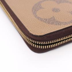 Louis Vuitton LOUIS VUITTON Zippy Wallet Monogram Giant Reverse Round Long Coated Canvas Leather Women's Brown M69353