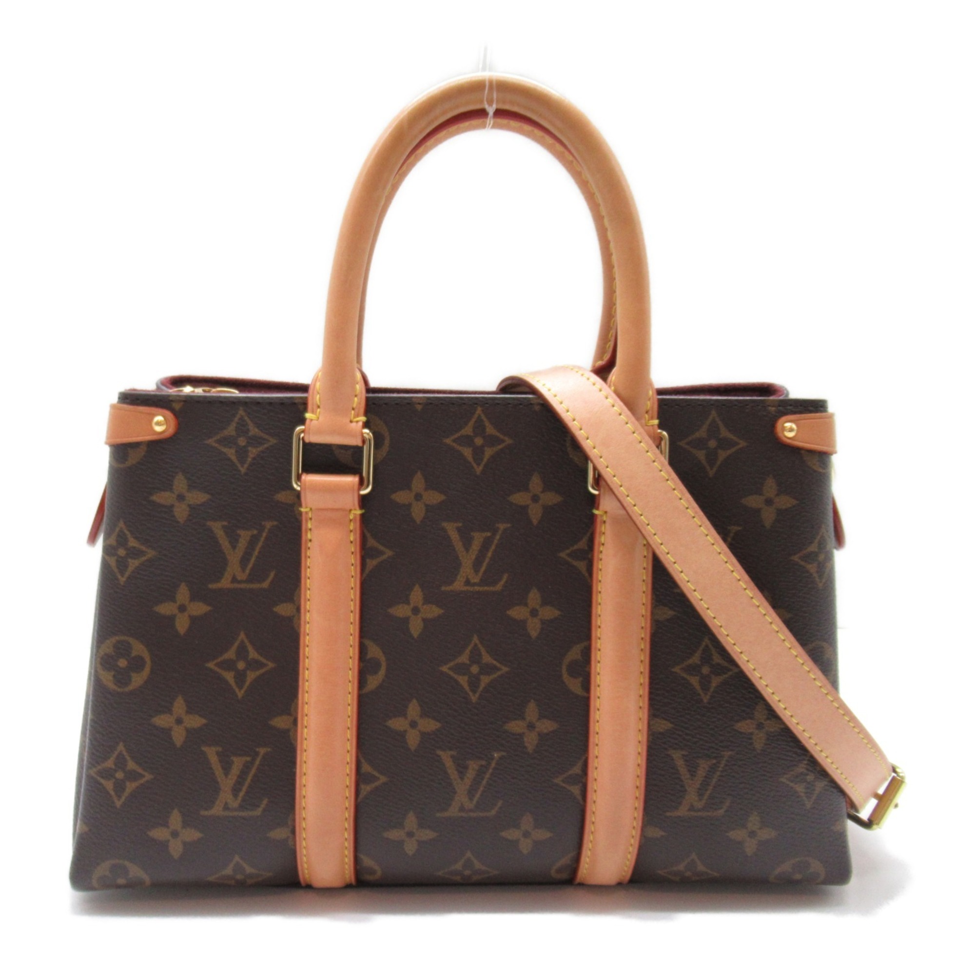 Louis Vuitton LOUIS VUITTON Soufflot BB Shoulder Bag Coated Canvas Monogram Women's Brown M44815