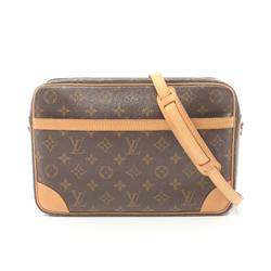 Louis Vuitton Trocadero 30 Monogram Shoulder Bag, Coated Canvas, Leather, Women's, Brown, M51272