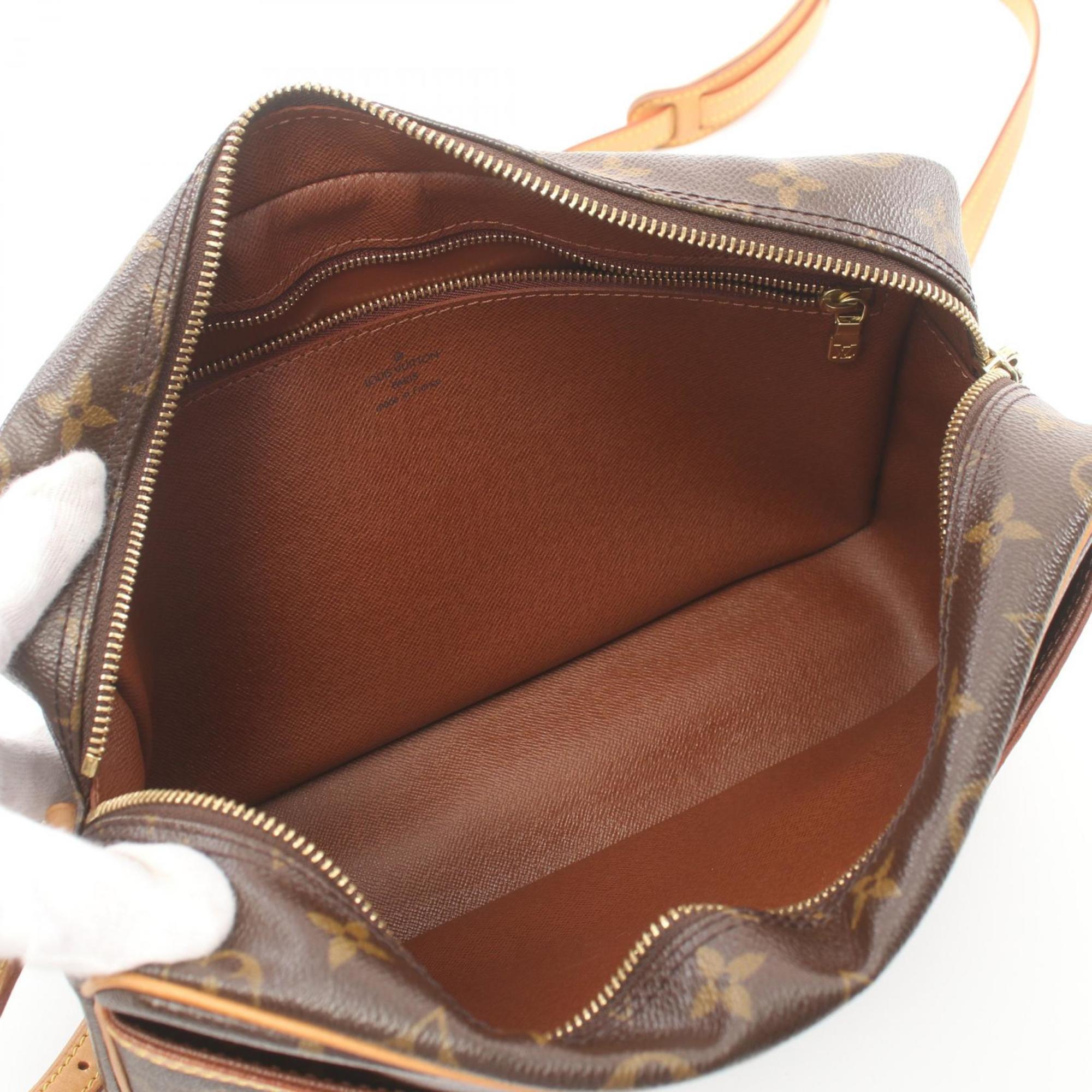 Louis Vuitton Trocadero 30 Monogram Shoulder Bag, Coated Canvas, Leather, Women's, Brown, M51272