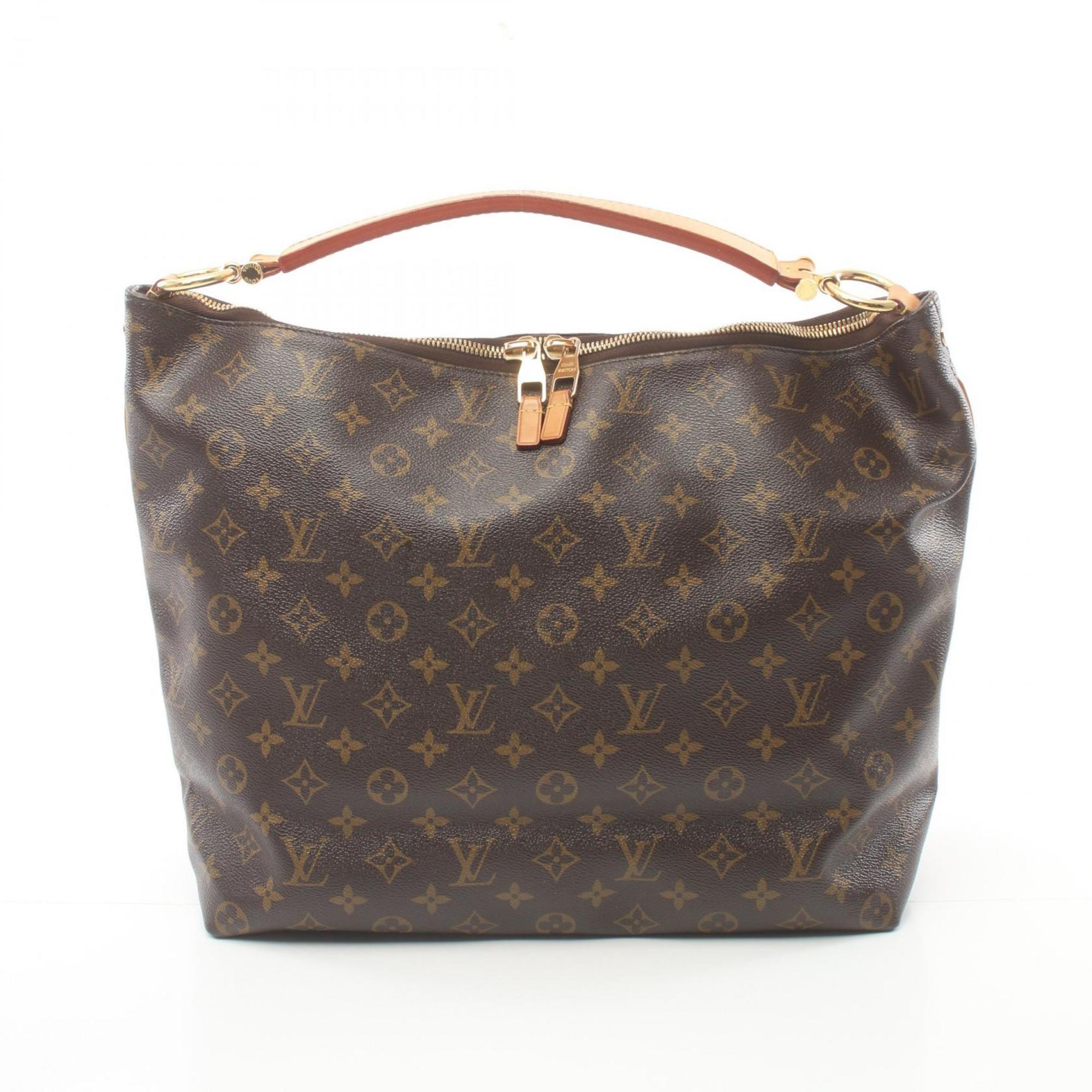 Louis Vuitton LOUIS VUITTON Shuri MM Monogram Shoulder Bag Coated Canvas Leather Women's Brown M40587